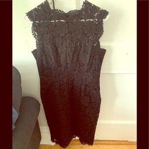Valentino Guipure Lace Bow Back Dress